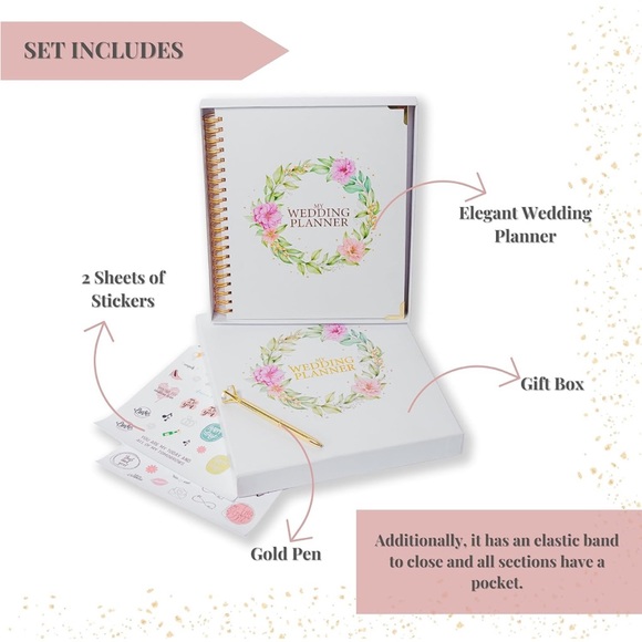 ☀️ Wedding Planner with Gift Box - Picture 4 of 7